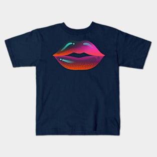 surreal lips Kids T-Shirt